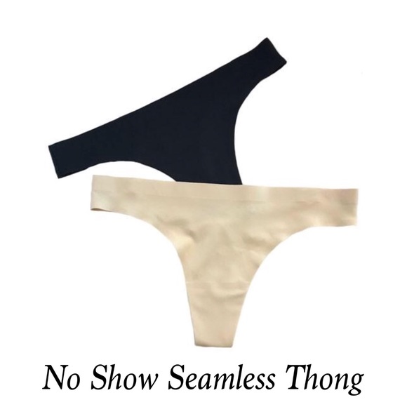 Other - 2 Pack Black No Show Thong